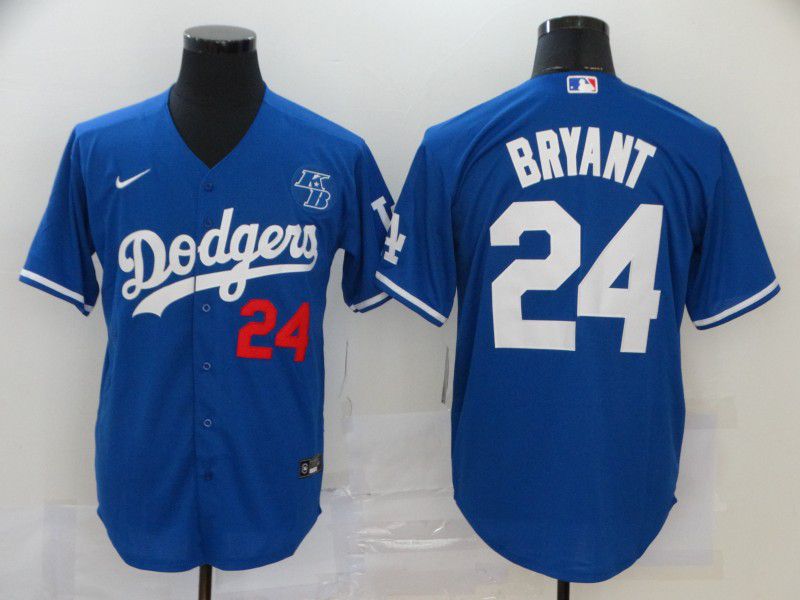 Men Los Angeles Dodgers #24 Bryant Blue Game 2020 MLB Nike Jerseys